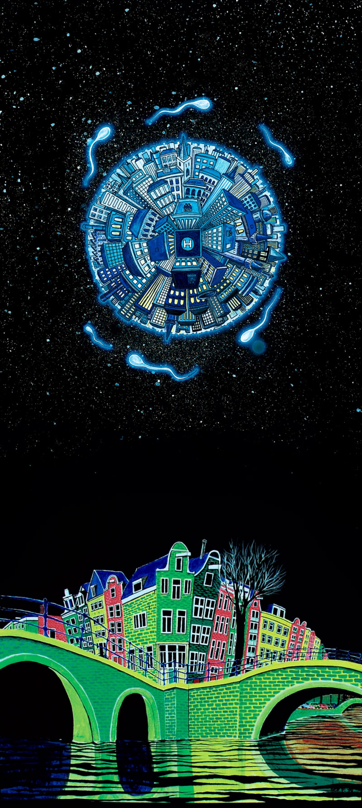 Full Moon at Mushroomcity